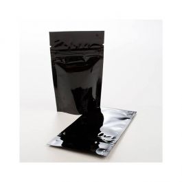 Doypack noir métallisé 21 x 8.9 x 29.2cm (510 g) (100 Pièces) [ZBGM5B]