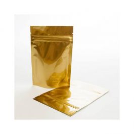 Standbodenbeutel Gold 21x9x29cm | 510 Gramm (100 Stück) [ZBGM5G]