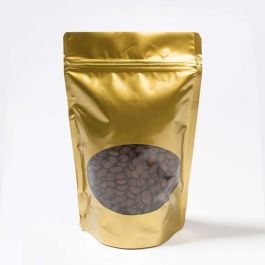 Doypack or avec fenêtre ovale 21 x 8,9 x 29,2 cm (510 g) (100 Pièces) [ZBGO5G]