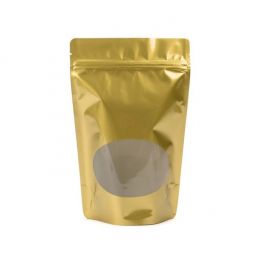 Doypack or métallisé avec fenêtre transparente, 15 x 9 x 23.2 cm (312 g) (100 Pieces) [ZBGO7G]
