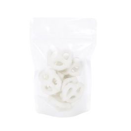 Sac en papier de riz blanc 10.2 x 6 x 15.2 cm (57 g) (100 Pieces) [ZBGR2WC]