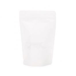 Sac en papier de riz blanc, 17 x 9 x 28.5 cm (340 g) (100 Pieces) [ZBGR4W]