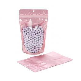 Doypack transparent/or rosé 13x7.9x20.6cm | 113 grammes (100 pièces) [ZBGRG3]