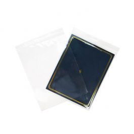 Sachet zip à transparence cristalline avec trou d'aération 25,4x33cm (100 pièces) [ZC1013V]