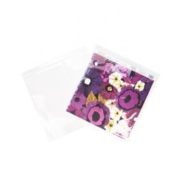 Sachet zip à transparence cristalline avec trou d'aération 33x33cm (100 pièces) [ZC1313V]