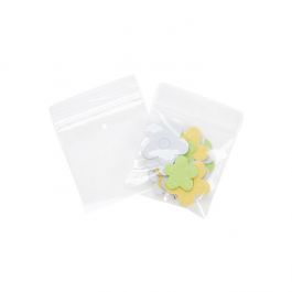 Sachet zip à transparence cristalline avec trou d'aération 5,1x5,1cm (100 pièces) [ZC22V]