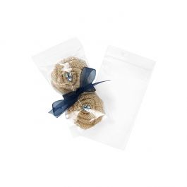 Sachet zip à transparence cristalline avec trou d'aération 7,6x12,7cm (100 pièces) [ZC35V]