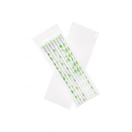 Sachet zip à transparence cristalline avec trou d'aération 7,6x20,3cm (100 pièces) [ZC38V]