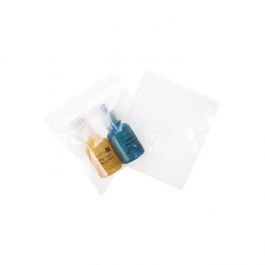 Sachet zip à transparence cristalline avec trou d'aération 10,2x10,2cm (100 pièces) [ZC44V]