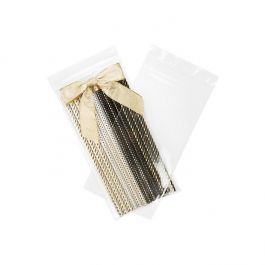 Sachet zip à transparence cristalline avec trou d'aération 10,2x20,3cm (100 pièces) [ZC48V]