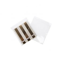 Sachet zip à transparence cristalline avec trou d'aération 12,7x12,7cm (100 pièces) [ZC55V]