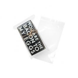 Sachet zip à transparence cristalline avec trou d'aération 12,7x20,3cm (100 pièces) [ZC58V]