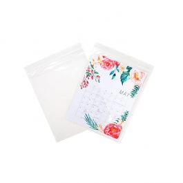 Sachet zip à transparence cristalline 20x25 cm (100 pièces) [ZC810]