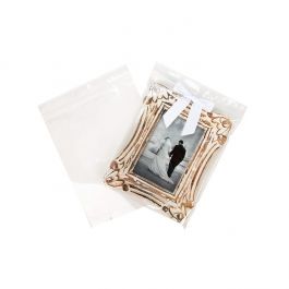 Sachet zip à transparence cristalline avec trou d'aération 20,3x25,4cm (100 pièces) [ZC810V]
