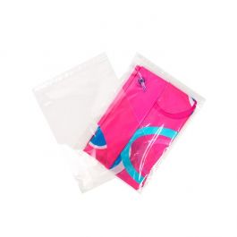 Sachet zip à transparence cristalline avec trou d'aération 22,9x30,5cm (100 pièces) [ZC912V]