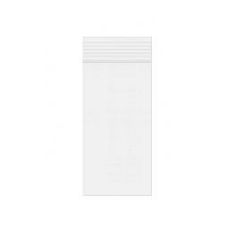 Sachet zip transparent en PE-BD 50 microns 10,2x22,9cm (100 pièces) [2PE49]