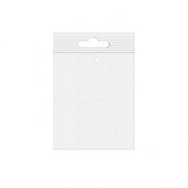 Sachet zip à transparence cristalline avec trou de suspension européen + trou d'aération 10,2x15,2cm (100 pièces) [ZE46V]