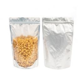 Doypack argenté 17.1 x 8.9 x 28.5cm (1595ml) (100 Pièces) [ZBGS4]