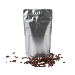 Pochettes Doypack argentées 13 x 7,9 x 20,6 cm avec valve (100 pièces) [ZBGM3SV]