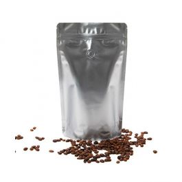 Pochettes doypack argent 17,1 x 8,9 x 28,6 cm avec valve (100 pièces) [ZBGM4SV]