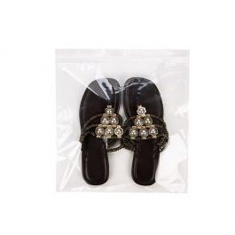 Sachet zip à transparence cristalline avec trou de suspension 30,5x30,5cm (100 pièces) [ZR1212]