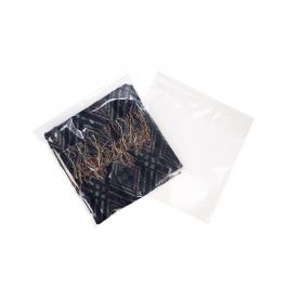 Sachet zip à transparence cristalline avec trou de suspension 33x33cm (100 pièces) [ZR1313]