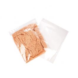 Sachet zip à transparence cristalline avec trou de suspension 33x38,1cm (100 pièces) [ZR1315]