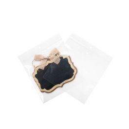 Sachet zip à transparence cristalline avec trou de suspension européen + trou d'aération15x15 cm (100 pièces) [ZR66V]