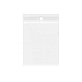 Sachet zip à transparence cristalline avec trou de suspension 7,6x10,2cm (100 pièces) [ZR34]